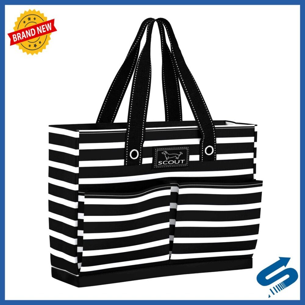 Medium Multi-Use Tote Bag Slim Style Durable Water-Resistant Collapsible Travel